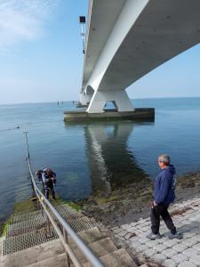 Zeeelandbrücke Einstieg